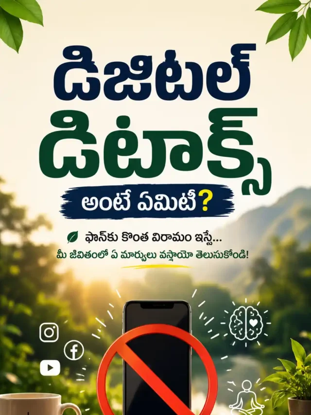 Digital Detox in Telugu: ఆరోగ్యం, నిద్ర, ఆనందానికి సీక్రెట్ ఇదే!