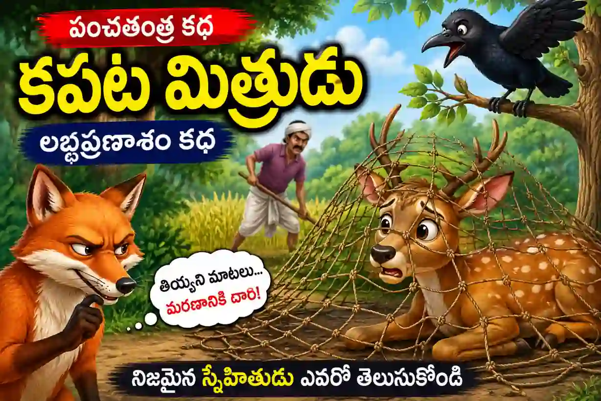 Kapata Mitrudu Story Telugu | పంచతంత్రంలోని కపట మిత్రుడు కథ