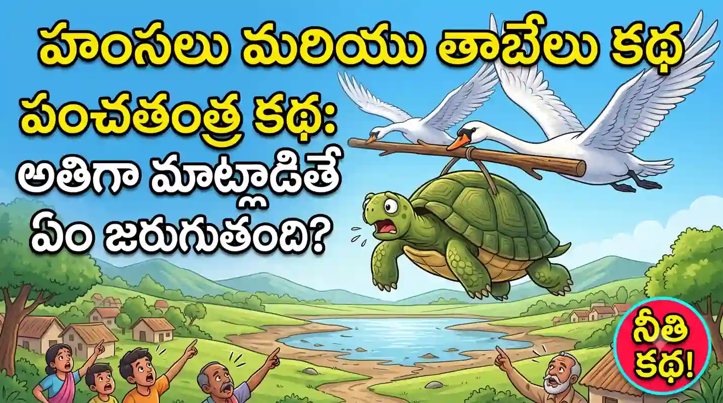 Telugu Moral Story |తాబేలు హంసల పంచతంత్ర కథ