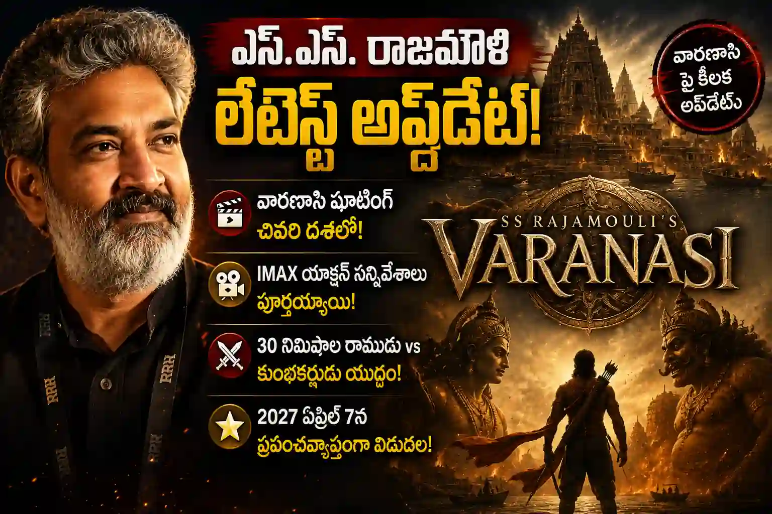 SS Rajamouli Varanasi Movie Updates: ‘వారణాసి’ షూటింగ్ అప్డేట్.. మహేష్ బాబు కోసం రాజమౌళి మైండ్ బ్లోయింగ్ ప్లాన్!
