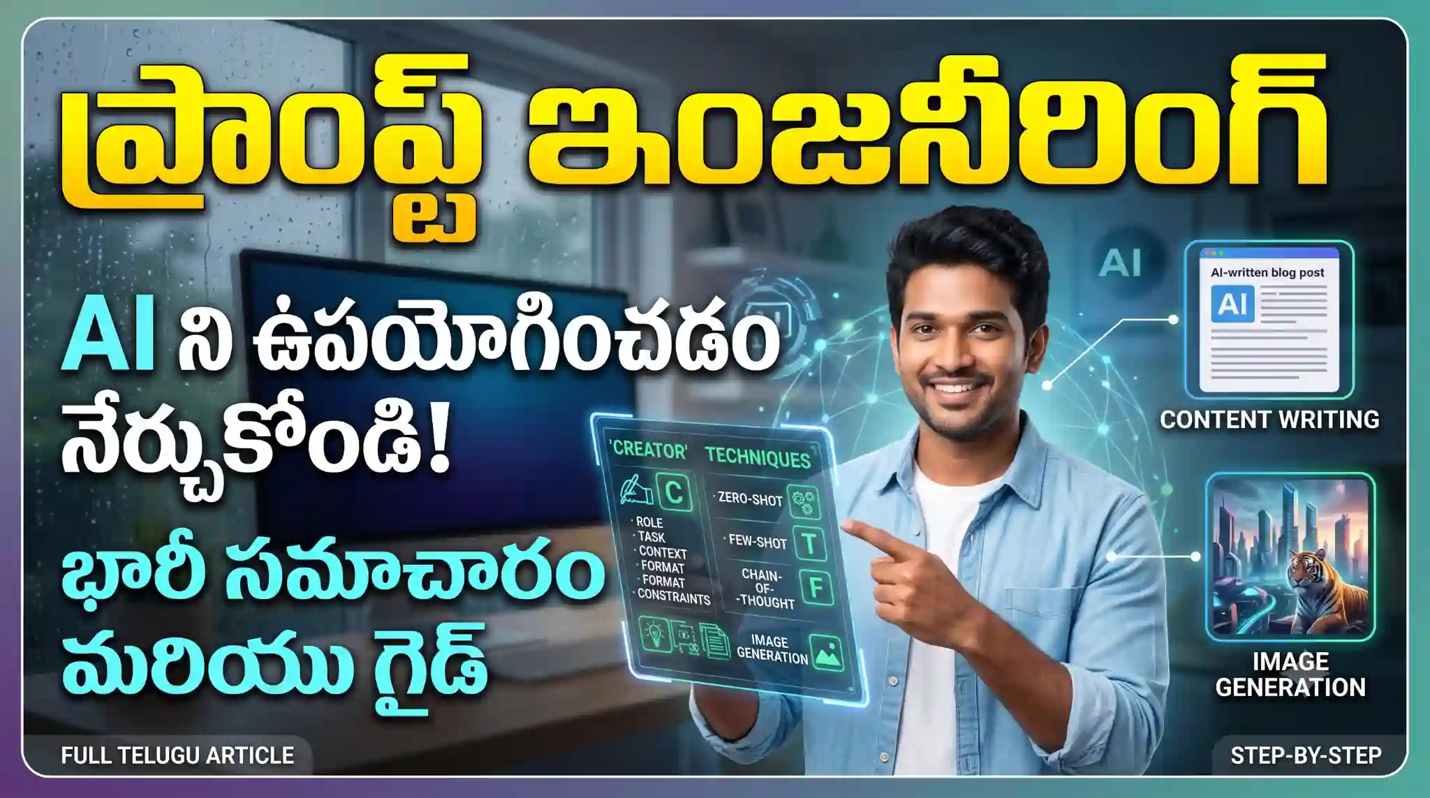 Prompt Engineering in Telugu: ప్రయోజనాలు, ఉపయోగించే విధానం మరియు అప్లికేషన్లు