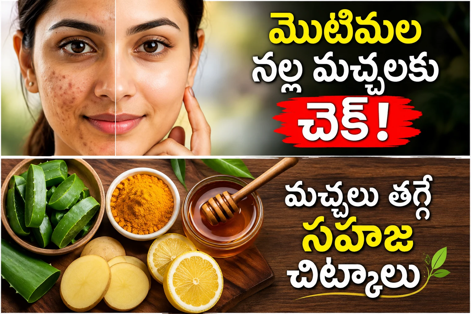 మొటిమల నల్ల మచ్చలు తగ్గించుకునే చిట్కాలు: How to Remove Pimple Marks Naturally at Home