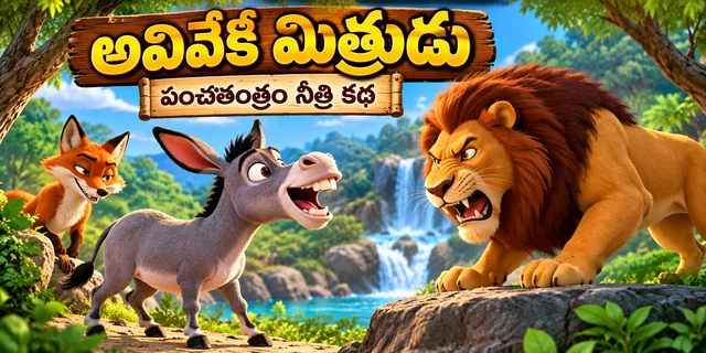 అవివేకి మిత్రుడు కథ – పంచతంత్రం నీతి కథ | Foolish Friend Telugu Story