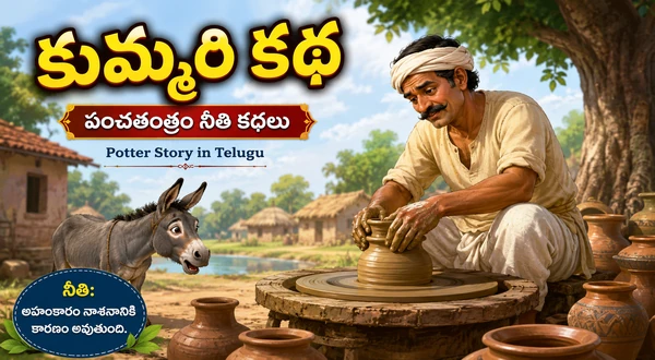 కుమ్మరి కథ – పంచతంత్రం నీతి కథలు | Potter Story in Telugu