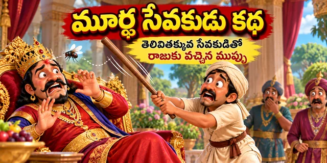 Moral Story:మూర్ఖ సేవకుడు కథ: తెలివితక్కువ సేవకుడితో రాజుకు వచ్చిన ముప్పు