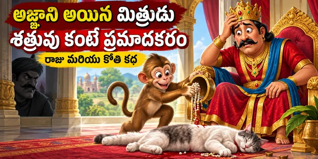అజ్ఞాని అయిన మిత్రుడు శత్రువు కంటే ప్రమాదకరం: రాజు మరియు కోతి కథ
