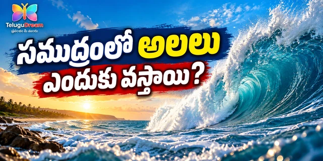 Science Facts in telugu | సముద్రంలో అలలు ఎందుకు వస్తాయి? అసలు కారణం ఇదే!