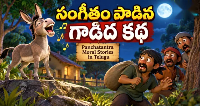 సంగీతం పాడిన గాడిద కథ – Panchatantra Moral Stories in Telugu
